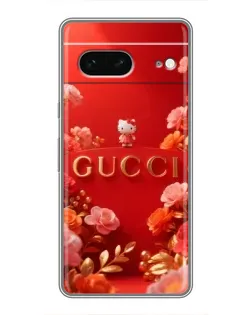 Чехол для Google Pixel 7 с картинкой «Gucci — золотой сад»