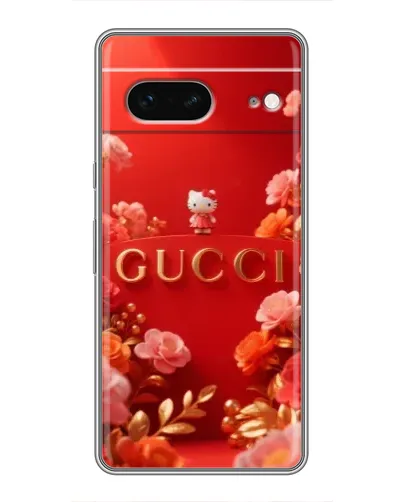 Чехол для Google Pixel 7 с картинкой «Gucci — золотой сад»