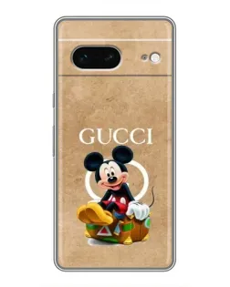 Чехол для Google Pixel 7 с картинкой «Микки Маус Gucci — крафт»