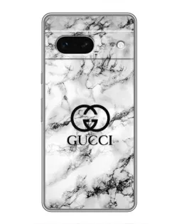 Чехол для Google Pixel 7 с картинкой «Gucci — мраморный шик»