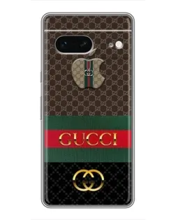 Чехол для Google Pixel 7 с картинкой «Gucci — брендированный десерт»
