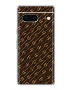 Чехол для Google Pixel 7 с картинкой «Gucci — золотые диагонали»