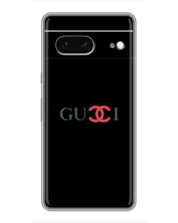 Чехол для Google Pixel 7 с картинкой «Gucci — красный градиент»