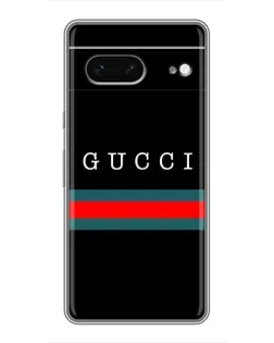 Чехол для Google Pixel 7 с картинкой «Gucci — красный пояс»