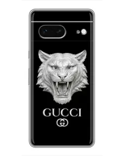 Чохол для Google Pixel 7 з картинкою «Gucci — срібний лев»