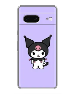 Чехол для Google Pixel 7 с картинкой «Kuromi — нежный фиолетовый»