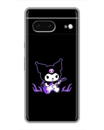 Чехол для Google Pixel 7 с картинкой «Электрическая Kuromi»