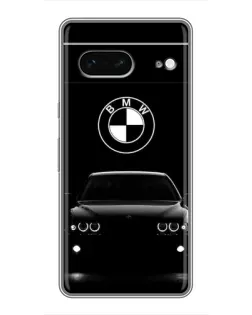 Чехол для Google Pixel 7 с картинкой «BMW — взгляд из темноты»