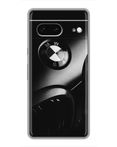 Чехол для Google Pixel 7 с картинкой «Эмблема BMW — макро»