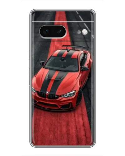 Чехол для Google Pixel 7 с картинкой «BMW на красной дорожке»