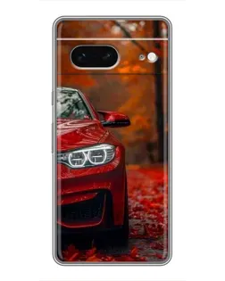 Чехол для Google Pixel 7 с картинкой «Осенняя BMW M4»