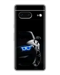 Чохол для Google Pixel 7 з картинкою «BMW — нічний погляд»