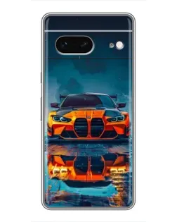 Чохол для Google Pixel 7 з картинкою «BMW — золота емблема»