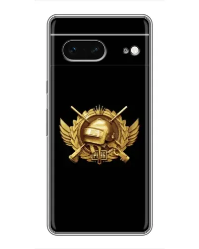 Чехол для Google Pixel 7 с картинкой «PUBG — оранжевый градиент»