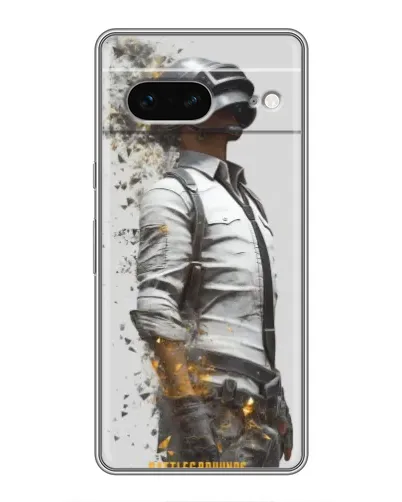 Чехол для Google Pixel 7 с картинкой «PUBG — боец в пыли»