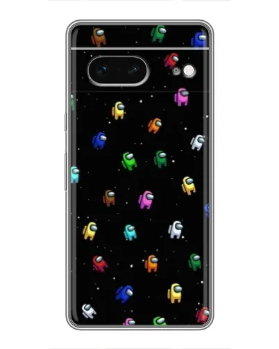 Чехол для Google Pixel 7 с картинкой «Экипаж Among Us»