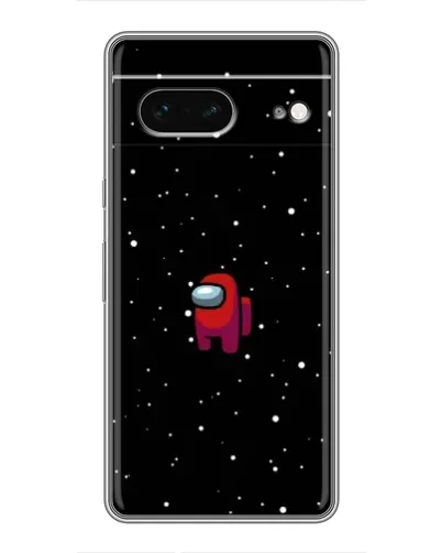 Чехол для Google Pixel 7 с картинкой «Красный Among Us»