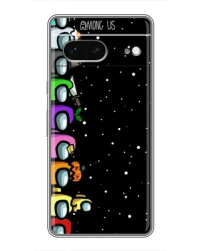 Чехол для Google Pixel 7 с картинкой «Команда Among Us»