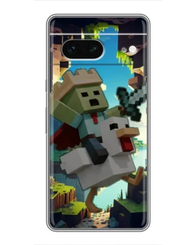 Чехол для Google Pixel 7 с картинкой «Стив и гусь»