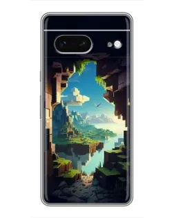 Чехол для Google Pixel 7 с картинкой «Вид из пещеры»