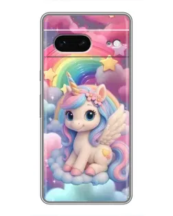 Чехол для Google Pixel 7 с картинкой «Маленький единорог»