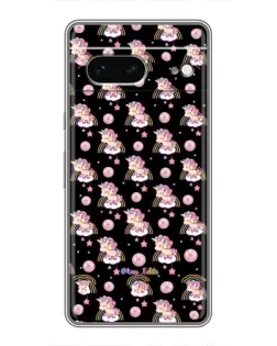 Чехол для Google Pixel 7 с картинкой «Magic Unicorn паттерн»