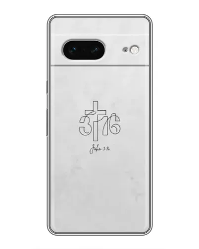 Чохол для Google Pixel 7 з картинкою «Івана 3:16 Хрест»