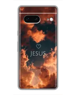 Чохол для Google Pixel 7 з картинкою «Сяйво Імені Jesus»