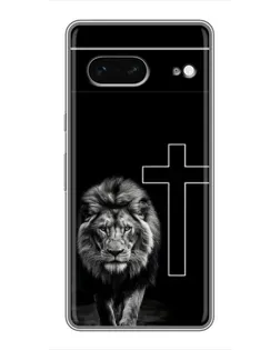 Чохол для Google Pixel 7 з картинкою «Лев та Хрест»