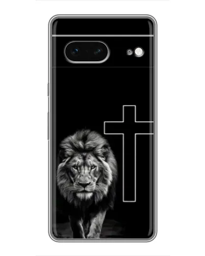 Чохол для Google Pixel 7 з картинкою «Лев та Хрест»