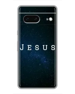 Чохол для Google Pixel 7 з картинкою «Зоряне небо Jesus»