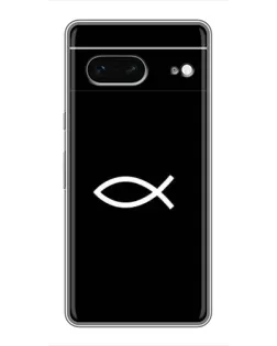 Чохол для Google Pixel 7 з картинкою «Символ риби Jesus»