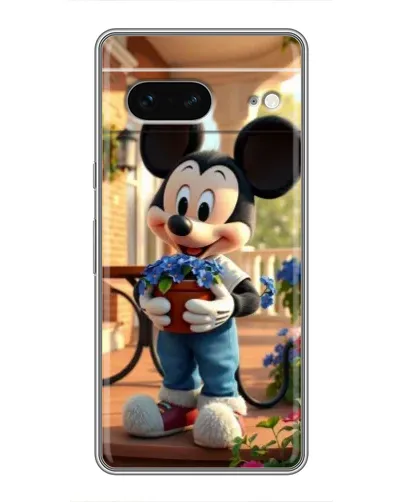 Чехол для Google Pixel 7 с картинкой «Микки садовод»