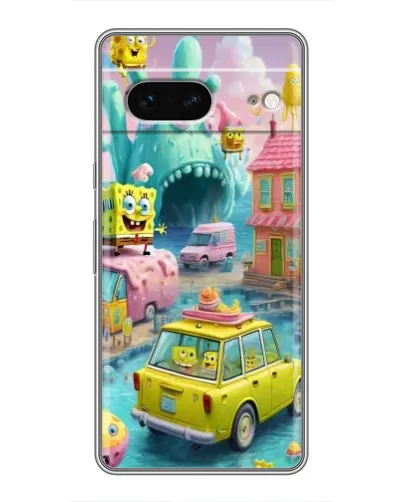 Чехол для Google Pixel 7 с картинкой «Монстр-трак приключения»