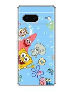 Чехол для Google Pixel 7 с картинкой «Веселые пузырьки»