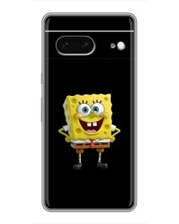 Чехол для Google Pixel 7 с картинкой «Классический Губка Боб»
