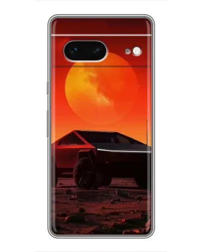 Чохол для Google Pixel 7 з картинкою «Cybertruck на Марсі»