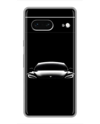 Чохол для Google Pixel 7 з картинкою «Фари Tesla Night»
