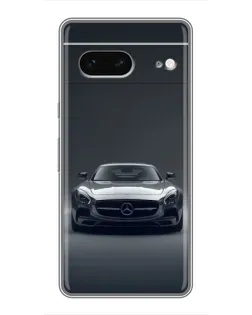 Чохол для Google Pixel 7 з картинкою «Mercedes на чорному»