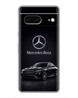 Чехол для Google Pixel 7 с картинкой «Mercedes — решетка радиатора»
