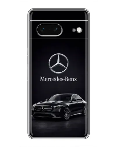 Чехол для Google Pixel 7 с картинкой «Mercedes — решетка радиатора»