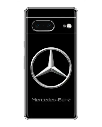 Чехол для Google Pixel 7 с картинкой «Mercedes Silver Logo»