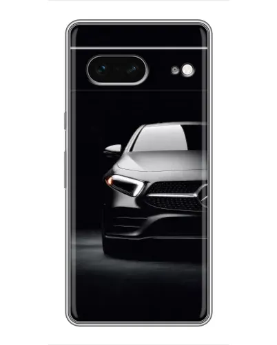 Чехол для Google Pixel 7 с картинкой «Свет фар Mercedes»