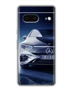Чехол для Google Pixel 7 с картинкой «Mercedes EQ — будущее»