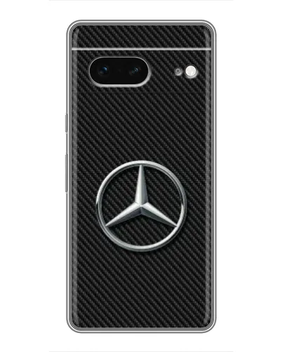 Чехол для Google Pixel 7 с картинкой «Карбоновый Mercedes стиль»
