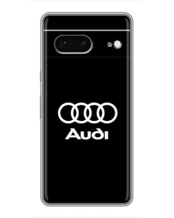 Чехол для Google Pixel 7 с картинкой «Классическое лого Audi»