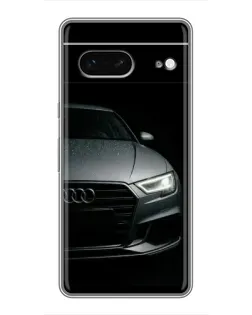 Чехол для Google Pixel 7 с картинкой «Audi — детализация кузова»