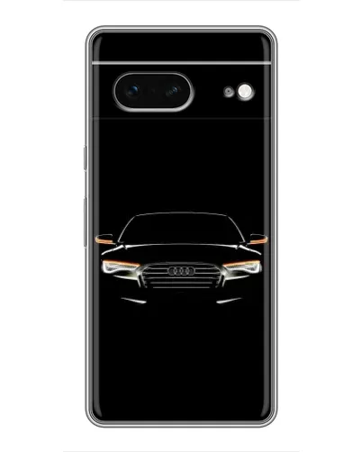 Чехол для Google Pixel 7 с картинкой «Audi — ночной контур»