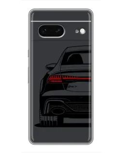 Чехол для Google Pixel 7 с картинкой «Задняя часть Audi — арт»