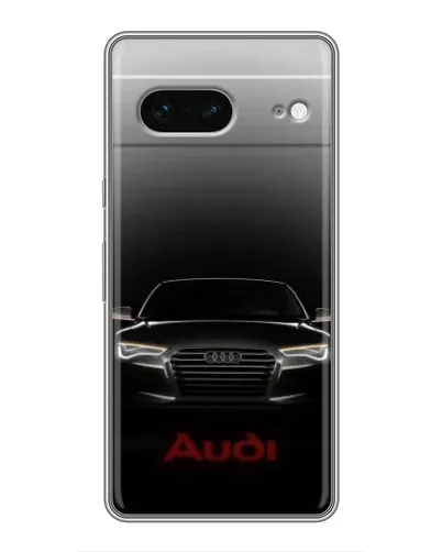 Чехол для Google Pixel 7 с картинкой «Audi — градиентный контур»